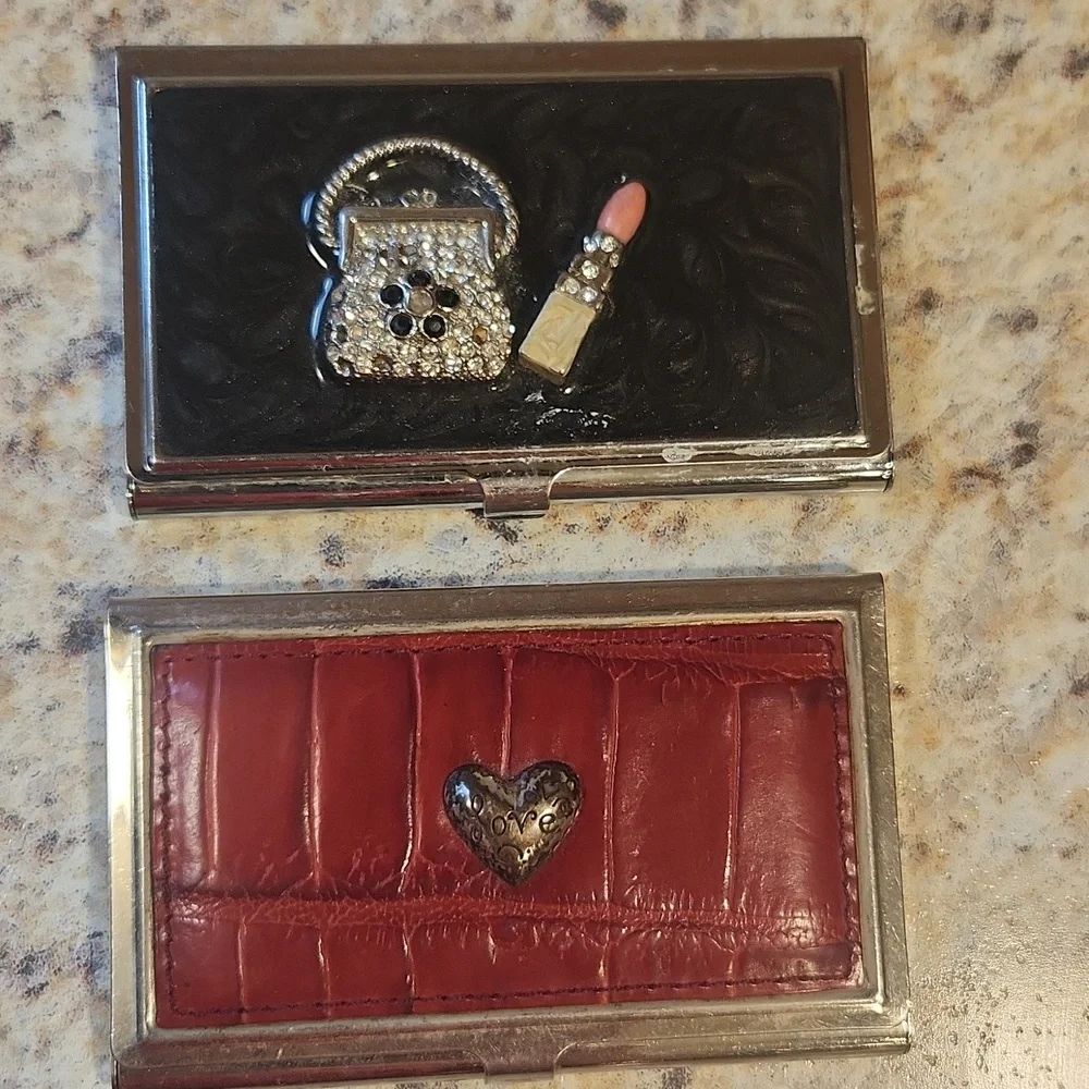 Vintage Trinket Boxes, Compacts, Credit Card Holders Set Of 10 Damaged - Picture 2 of 11